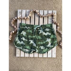 Stio Second Light Green Camo Topo Running Athletic